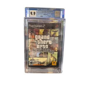CGC Graded 9.9 SEALED Grand Theft Auto: San Andreas PS2 PlayStation 2 GTA MINT